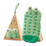 ソフトコーラルベルベットベビーソックスかわいい漫画の幼児ソックスカエル