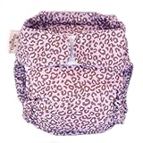 CuteyBaby All-in-One Washable Diaper, Purple Cheetah by CuteyBaby