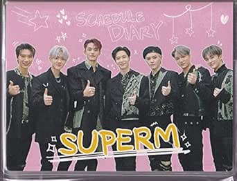 Amazon Superm スーパーエム 新スケジュールダイアリー 韓国shineeテミン Exoベクヒョン カイ Nct127 テヨン マーク Wayvルーカス テン 韓国店より発送 2 4週間後お届け アイドル 芸能人グッズ 通販