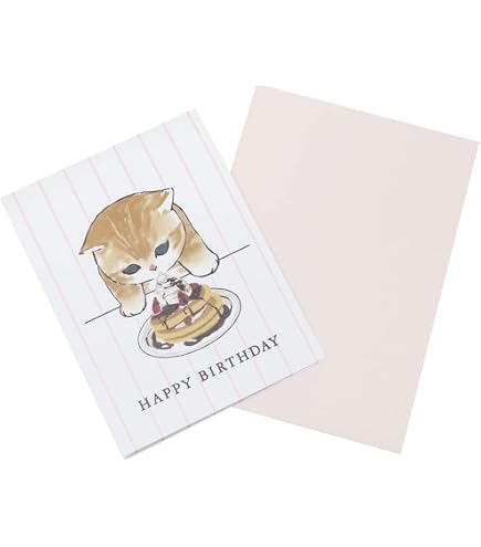 Amazon.co.jp: Mofusand [Greeting Card] Garland Card/Birthday Card