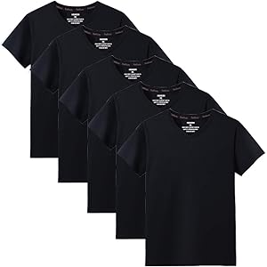 Sukinana インナーシャツ メンズ 肌着 5枚組 綿100% Vネック tシャツ 半袖 防菌防臭 クセになる肌触り 無地 メンズ 服