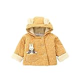 Pojour ベビー服 子供服 0-3歳女の子コート 冬 防寒 かわいい猫ジャケット 厚手コート　おしゃれフード付きコート 暖かい 綿 ベビールームウェア 普段着 カジュアル 旅行 記念日 プレゼント