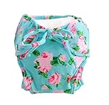 [花]調節可能な乳児用泳ぎおむつ、ネクタイ、サイズミディアム