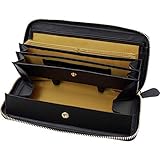 牛革 レシート すっきり 長財布 財布 レディース 大容量 本革 本皮 ラウンド ファスナー 多機能 やりくり なが さいふ ギフト プレゼント ギャルソン ウォレット ( サフィアーノ ブラック ) 牛革 レシート すっきり 長財布 財布 レディース 大容量 本革 本皮 ラウンド ファスナー 多機能 やりくり なが さいふ ギフト プレゼント ギャルソン ウォレット ( サフィアーノ ブラック )