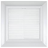 High Quality FV-GL3TDA 13-Inch ABS Designer Vent Grille, White Finish