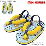 MIKIHOUSE(ミキハウス)リンリン くまさんジャパニーズサンダル［浴衣・甚平用］ 18cm(17-18cm),ブルー