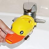手洗いサポート ASDSH 可愛い ベビ手洗い補助 赤ちゃんの手洗い浴室のアピル デザイン 洗面所パーツ ウォーターガイド 子ども用 蛇口 (アピル)