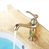 ELLO&ALLO 7.08" Single Handle Bathroom Sink Faucet Lavatory Faucet Basin Vanity Sink Faucet Contempo