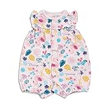 baby ampersand フラミンゴ柄ロンパス　ラベンダー　70cm