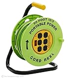 Designers Edge E-238 Power Stations 12/3-Gauge 50-Foot Cord Reel with 6 Outlets [並行輸入品]