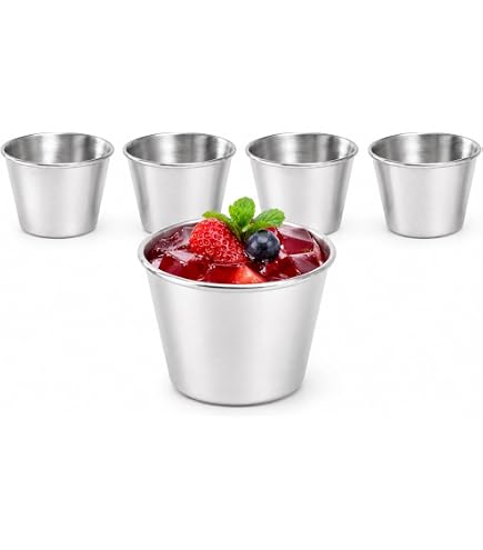 Amazon｜ステンレス製 プリンカップ EBM18-8 No1 65ml 内径5cm 6513000