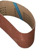 Mercer Industries 110040 Aluminum Oxide Premium Sanding Belts (10 Pack), 4 x 24 by Mercer Industries