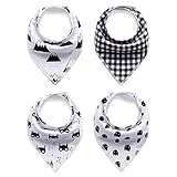Quest Sweet – ベビーバンダナDrool Bibs – 4パックセット