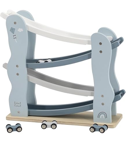 ベック社　Beck クネクネバーン　カースロープトイ　知育玩具　木製玩具 クネクネバーン 大 トレインカースロープ BECK (ベック社