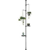 Amazon.co.jp: ザッカLab. セット販売 突っ張り 伸縮 観葉植物台