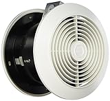 Broan 512 Room-to-Room Wall Utility Fan, 6-Inch 90 CFM 3.5 Sones, White Round Plastic Grille [並行輸入品]