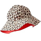 OshKosh B'gosh(オシュコシュ ビゴッシュ) リバーシブルハット(レオパード/ネオンピンク) 12-24M(12-24ヶ月) [並行輸入品]