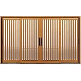 YKKAP 断熱玄関引戸 冴II 新槇4枚建[ランマ無] DHS-3455:D3仕様[幅3510mm×高2050mm]