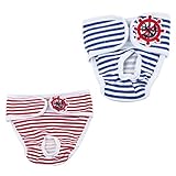 2枚入 ペット犬用 生理 パンツ 犬服 洗える 再利用可能 サニタリーパンツ 犬マナーパンツ S码 犬 猫 おむつカバー 犬用術後ウェア ペット 衛生しつけ しつけ用品