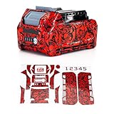 WRAPGRADE（ラップグレード）マキタ 40Vmax BL4025用 バッテリーカスタムラップ (カオストライバルレッド)