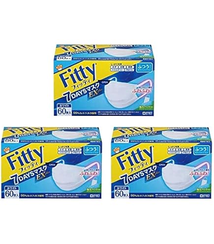 Amazon.co.jp: フィッティ 7DAYSマスク EXプラス 30枚入 ふつうサイズ