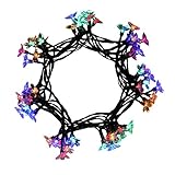 ICOCO Outdoor Solar String Lights Fairy Blossom Flower 20 feet 50 LED String Lighting for Christmas 