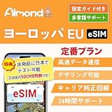 【ヨーロッパ eSIM】イギリス ドイツ フランス イタリア スペイン オラン含む 約30地域 eSIM 30日間20GB 5G 4G高速データ 出発前の接続テスト用 日本国内500MB eSIM付 プリペイド sim EU 5G 4G LTE対応 (30日間20GB)