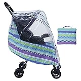 【kukka hippo（クッカヒッポ）】マルチレインカバー（ベビーカー用レインカバー） 対面・背面用 A型・B型 ベビーカー・バギー対応(14KH-RCA かたつむり/ブルー)