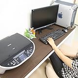 薄型シンプル パソコンデスク W1500 ロータイプ PCデスク PC-4515-BR