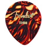 フェンダー Fender 347 Shape Tortoise Shell（べっ甲柄） Thin 12 ギターピック 12枚入り