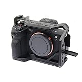 SIUTATDSH カメラ ケージ 適用 Sony ソニー A7R5 A7M4 A7R4A A7R4 A7S3 A1 カメラ専用ケージ 超拡張性 内蔵コールドシューマウント Arri規格のネジ穴がある Arca規格プレートがあり