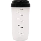 KOKUBO(コクボ) プロテインシェーカーブラック 500ml 日本製 目盛り付き シェイカー ドーム型