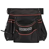 DEKO 工具袋 腰袋　区分け ホルダー付き　仕切り付き　職人 匠仕様　工具差し腰袋　作業用　修理・建築・大工・電工　