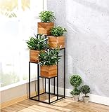 フラワーラック、鉄ヨーロッパスタイルのシンプルなはしごバルコニーリビングルームフラワーポットラックには数日を費やすフラワーケアアイアン表面 ( サイズ さいず : 40*40*120cm )