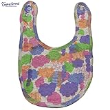 オーシャン＆グラウンド｜ベビースタイ｜カラフルクラウド柄｜パープル