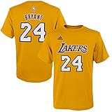 Kobe Bryant Los Angeles Lakers # 24 NBA Youth Gametime Net Player Tシャツゴールド XL ゴールド