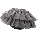 platinumbaby(プラチナムベイビー)ダブルチュールブルマスカート 70cm - 90cm (グレーチュール)