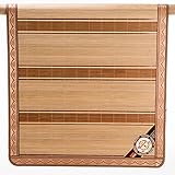 バンブークールマット装飾ドミトリールームドミトリーシングルベッド0.8 * 1.9m、0.9 * 1.9m折り畳まれた両面マット夏シングル竹マット (色 : Fashion models, サイズ さ