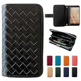 ノーブランド品 iPhone12pro用手帳型ケースカバーiPhone12iPhone12proiPhone12ケースiPhone12カバーiPhone12proケースiPhone12proカバー手帳手帳型ケース手帳型カバー財布付き編み込みブラック, a-201a-walletami-8