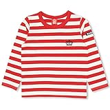ベビードール ボーダーロンT 子供服 110cm レッド