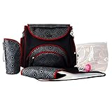 Kidiway All-in-One Smart Diaper Bag, Red, Large