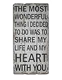 Cheungのfp-3481「Share My Life & Hearts "壁装飾