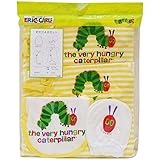 【本体綿100％】2016年 夏物 はらぺこあおむし フライス 肌着雑貨4点セット THE WORLD OF ERIC CARLE イエロー◇50-60cm