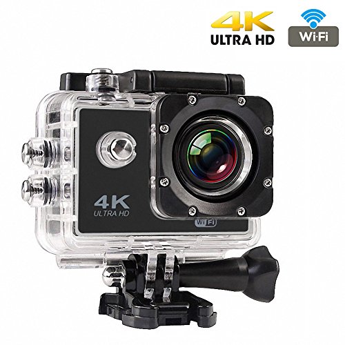 CrazyFire　フルHD水中カメラ 170度広角レンズ　アクションカメラ　ワイヤレス 4Ｋ スポーツビデオ　空撮 2.0インチ液晶画面　30M防水　アクションカメラセット（ACアダプター付きません）
