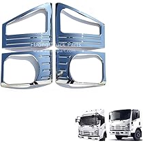 07 フォワード　エルフ　フロントウィンカー　アンバー　JET製　ウロコカバー フロントウィンカーカバー いすゞ2t '07エルフハイキャブ 4t