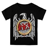 Slayer スレイヤー Silver Eagle Crest シルバー・イーグル・クレスト 公式 ブラック 黒 幼児用 (３ヶ月～２歳)