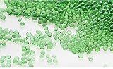 アクアリウム 彩り石 水槽 飾り石 クリスタルガラス 底砂 砂利 (グリーン)