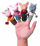 Manhattan Toy Storytime Three Little Pigs Finger Puppet Set [並行輸入品]