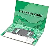 Elephant Card エレファントカード iPhone 連係カメラマウント for MacBook (グレー) クレジットカードサイズ 最小で最軽量 軽さ5g | Continuity Camera | Designed in Austria