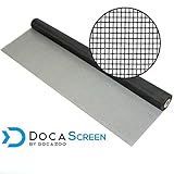 docascreen標準ウィンドウ画面 – 48 " x 100 'ファイバーグラスメッシュウィンドウ画面Roll – ウィンドウスクリーニング、ドア、パティオ – Insect画面